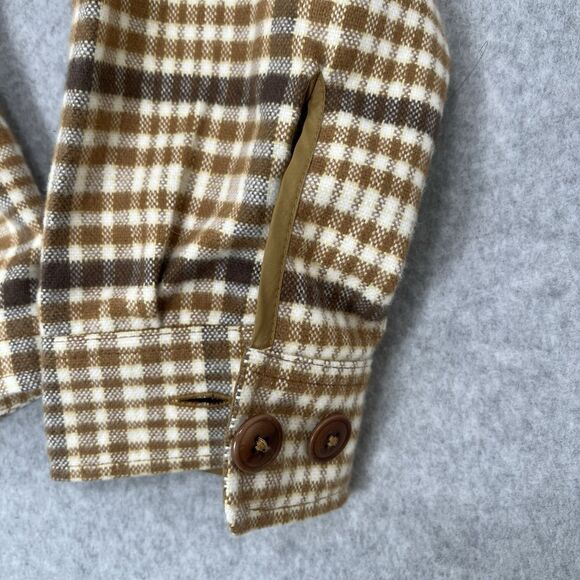 NWT The North Face Women's Valley Flannel Shirt Jacket Utility Brown MED. $110 - Picture 4 of 16